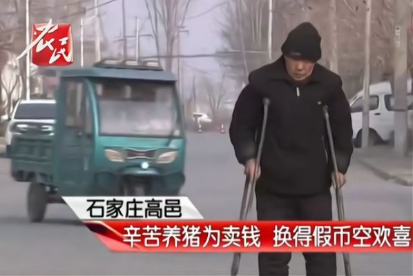 真可恨！女子用1100元假钞骗走老人半扇猪肉，她该承担怎样的责任？