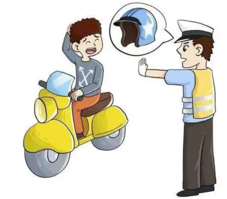 电动车不带头盔违法还是违规? 违反交通安全的行为有哪些?